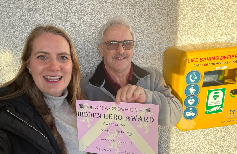 Benllech defibrillator volunteer is my March Hidden Hero
