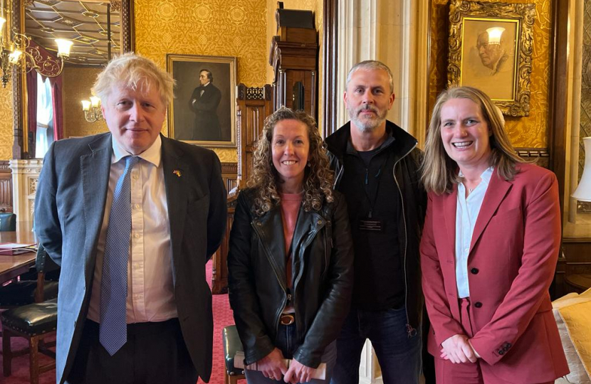 Constituents visiting Westminster