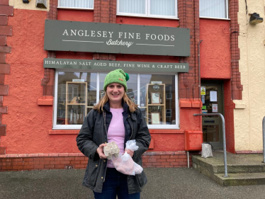 Virginia outside Anglesey Fine Foods